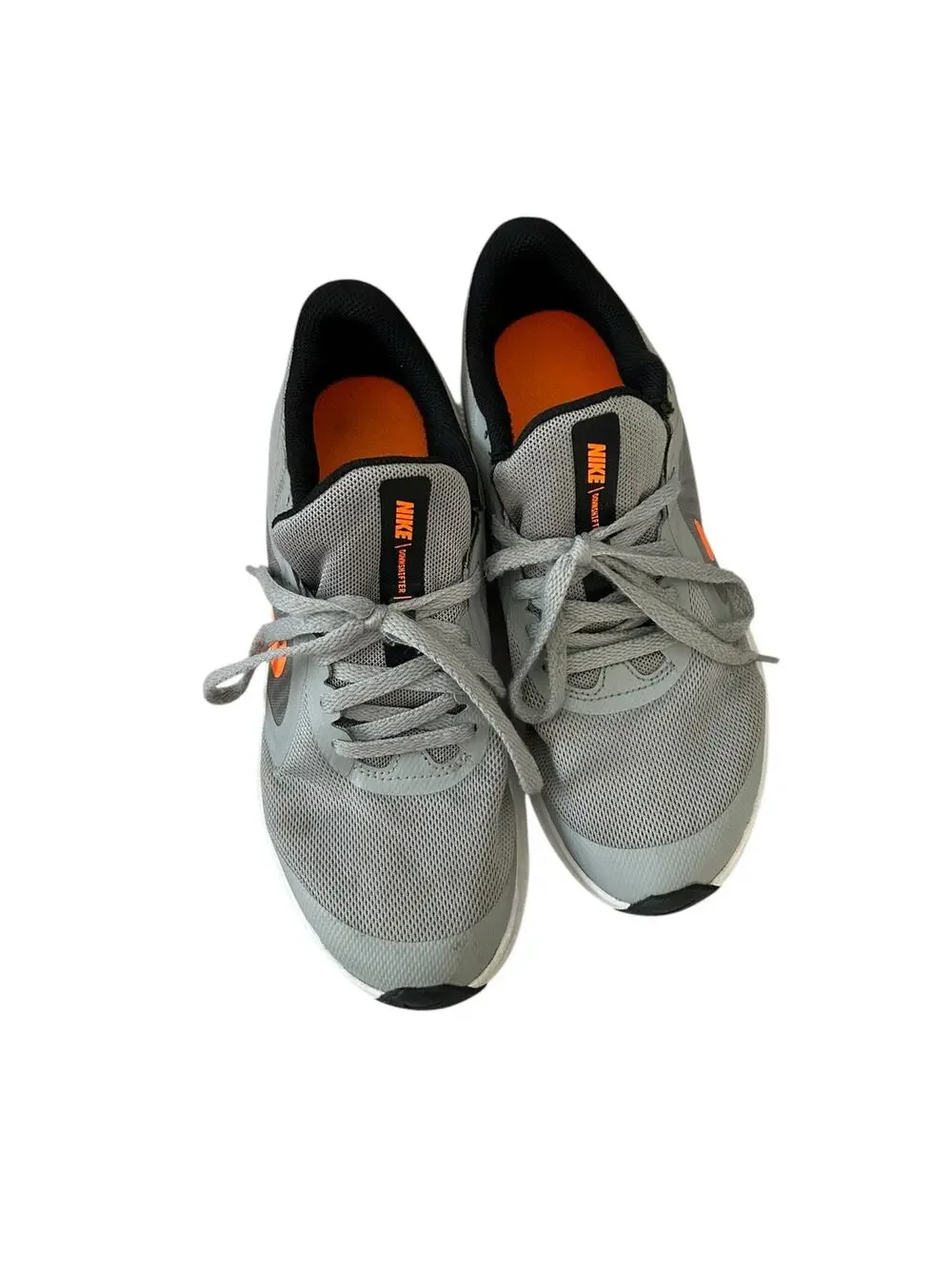 Nike grey tie sneakers size 4